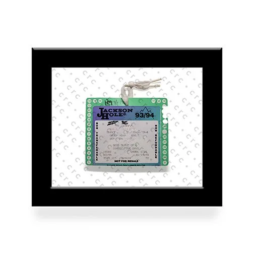 Jackson Hole | 1994 Vintage Ski Lift Ticket Print — c r c